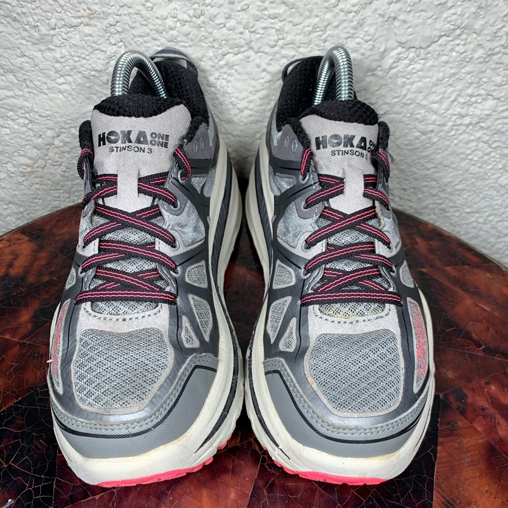 Hoka One One Stinson 3 ATR Gray Running Shoes